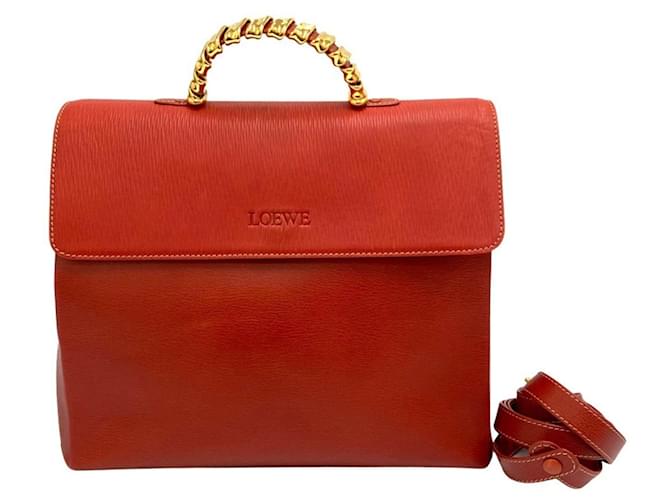 Loewe Velazquez Red Leather  ref.1273571