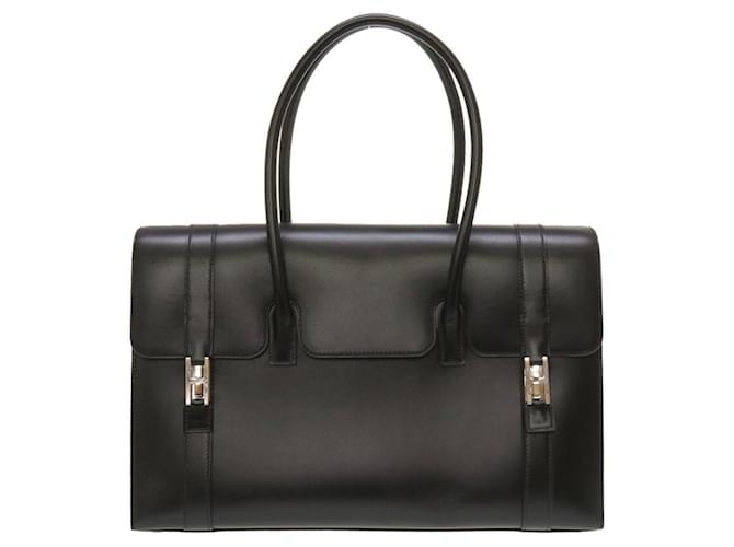 Hermès Drag Black Leather  ref.1273580