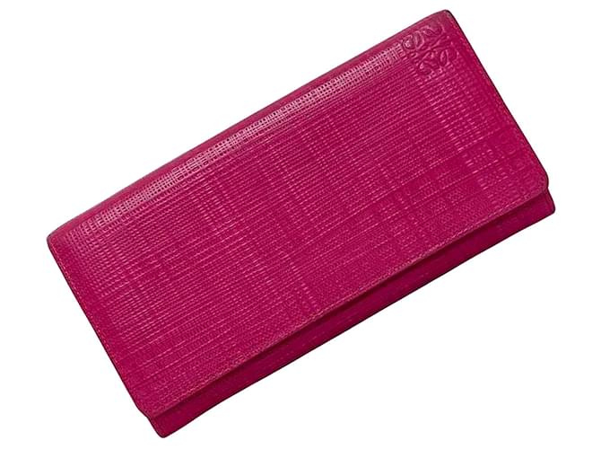 Loewe Linen Pink Leather  ref.1273662