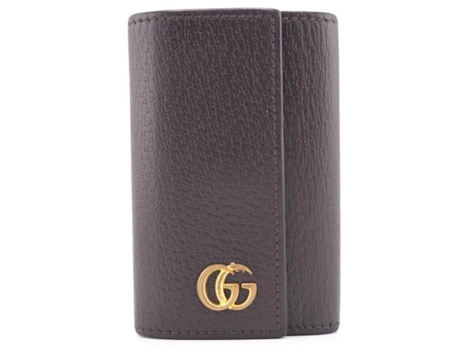 Gucci GG Marmont Brown Leather  ref.1273670