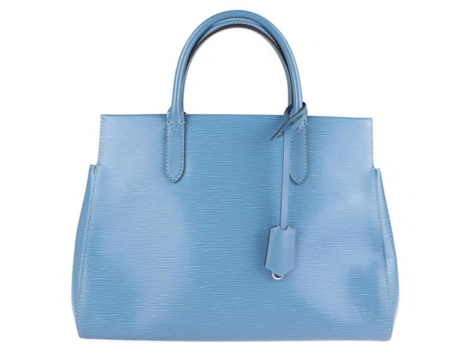 Louis Vuitton Marly Azul Couro  ref.1273682