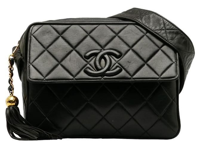 Chanel Black Leather  ref.1273762