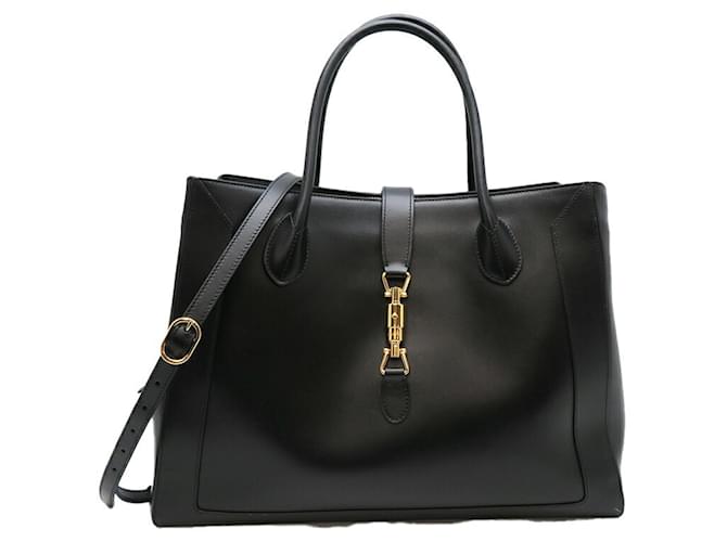 Gucci Jackie Black Leather  ref.1273775