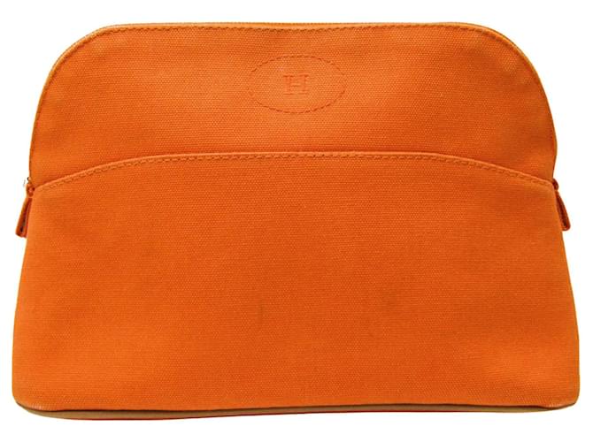 Hermès Hermes Bolide Arancione Cotone  ref.1273852