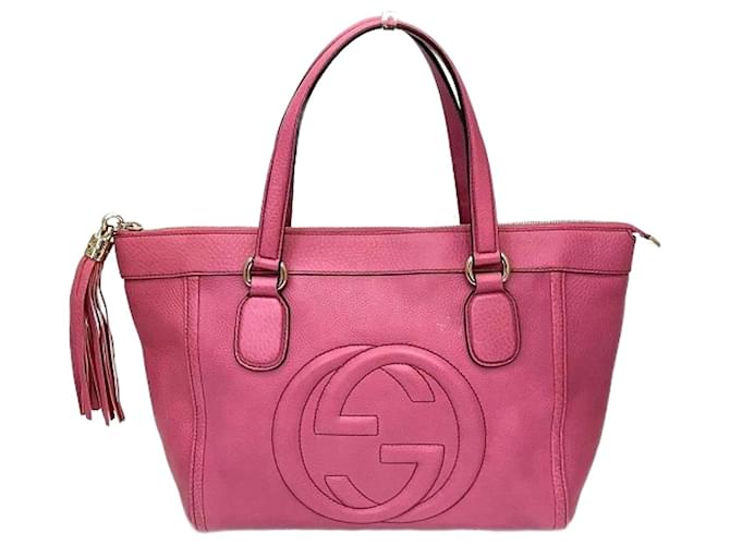 Gucci Soho Pink Leather  ref.1273857