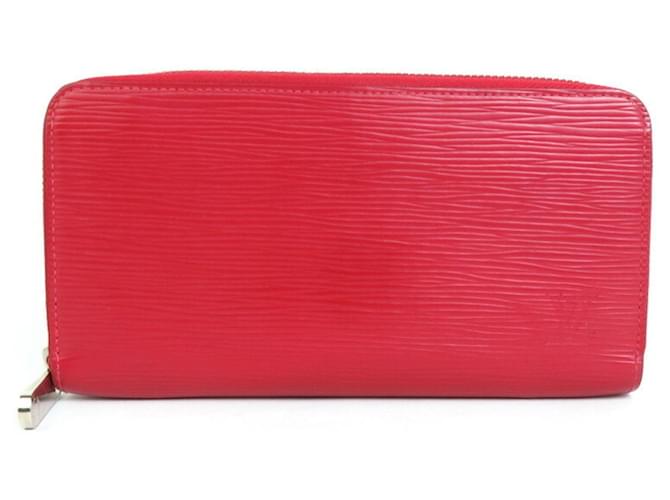 Louis Vuitton Zippy Rot Leder  ref.1273900