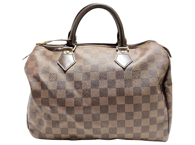Louis Vuitton Speedy 30 Brown Cloth  ref.1273910