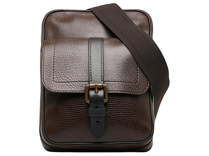 Louis Vuitton Utah Brown Leather  ref.1273924