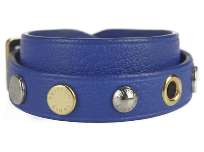 Louis Vuitton Blue Leather  ref.1273965