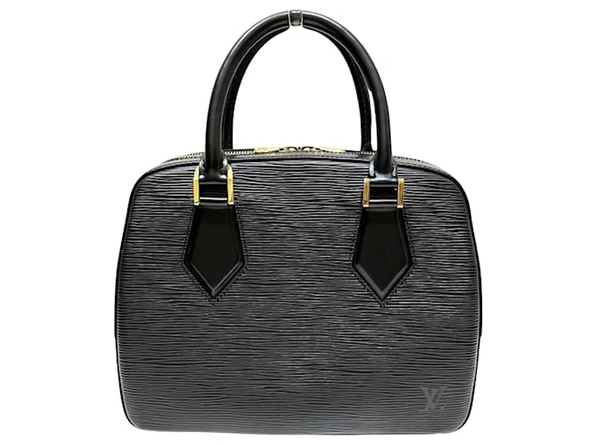 Louis Vuitton Sablon Negro Cuero  ref.1274055
