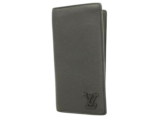 Louis Vuitton Portefeuille Brazza Black Leather  ref.1274083
