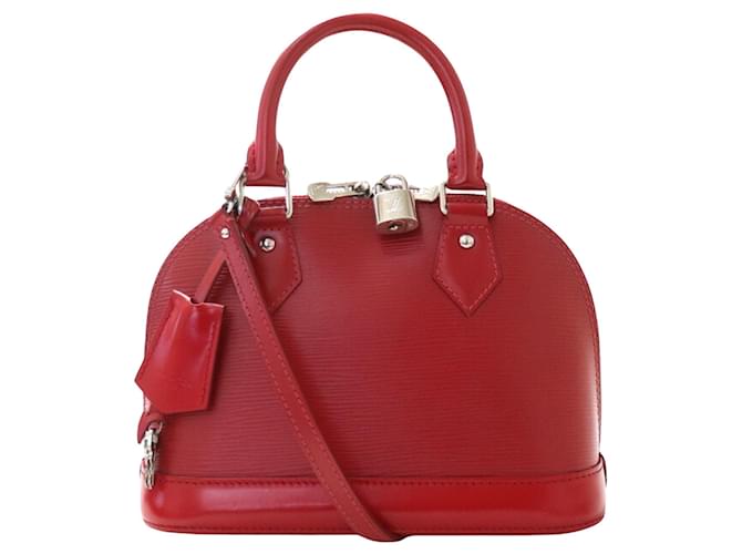Louis Vuitton Alma BB Red Leather  ref.1274192