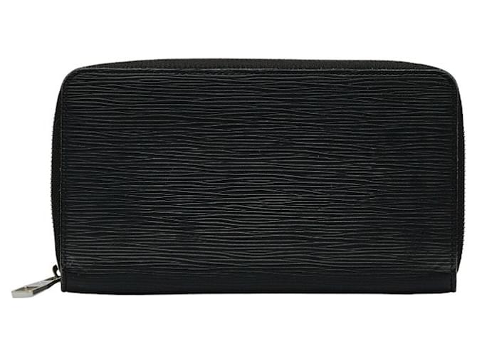 Louis Vuitton Zippy Organizer Black Leather  ref.1274227