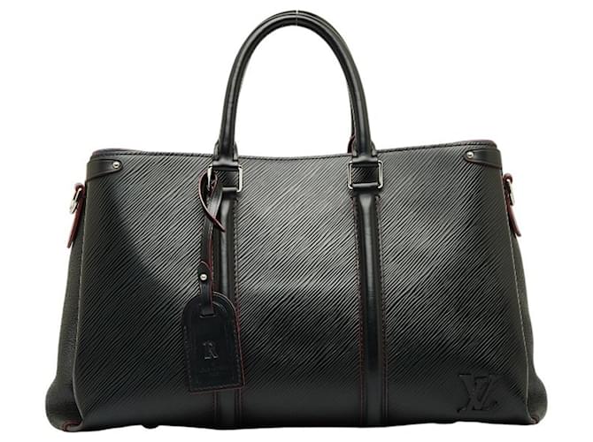 Louis Vuitton Soufflot Black Leather  ref.1274231