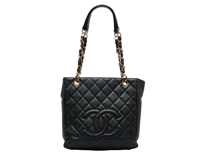 Chanel Black Leather  ref.1274235