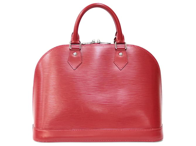 Louis Vuitton Alma Red Leather  ref.1274308