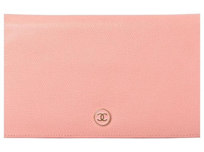 Chanel COCO Mark Pink Leather  ref.1274326
