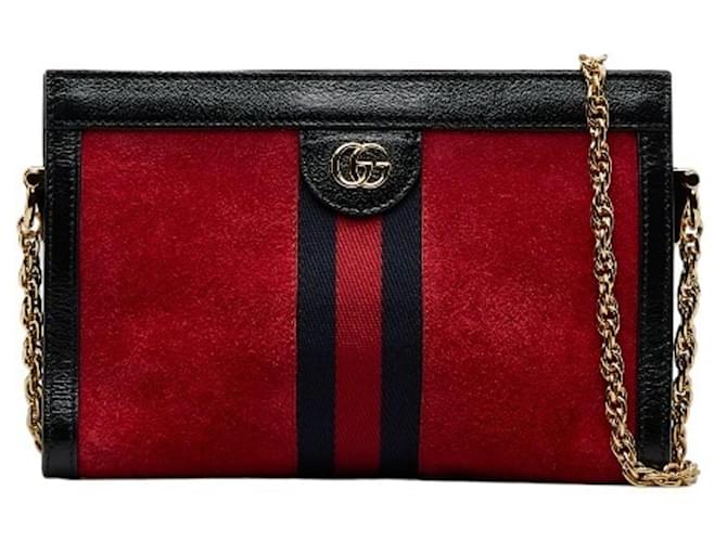 Gucci Ophidia Rosso Pelle  ref.1274336