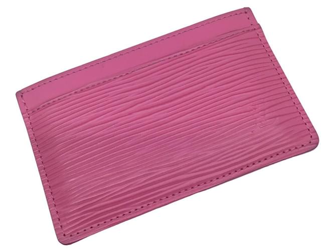Louis Vuitton Pink Leder  ref.1274349