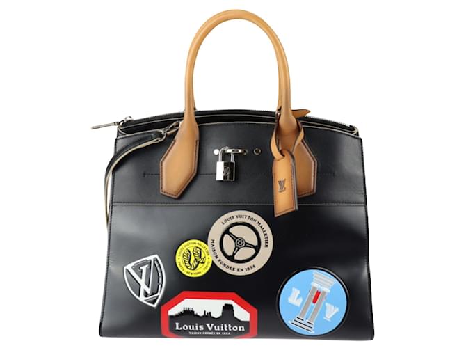 Louis Vuitton Steamer Black Leather  ref.1274477