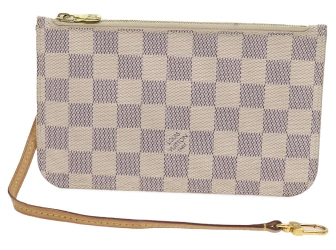 Louis Vuitton Neverfull Pouch White Cloth  ref.1274486