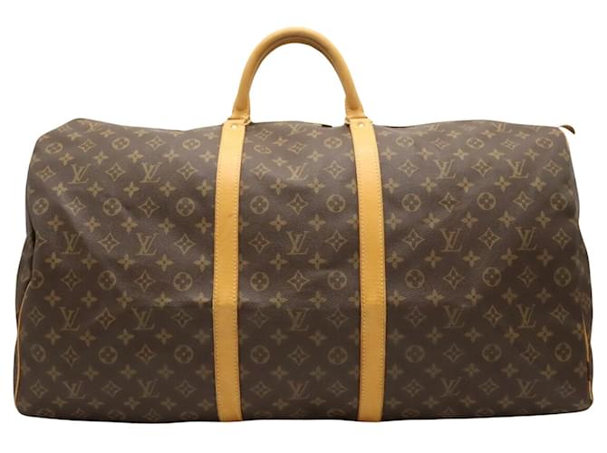 Louis Vuitton Keepall 60 Brown Cloth  ref.1274578