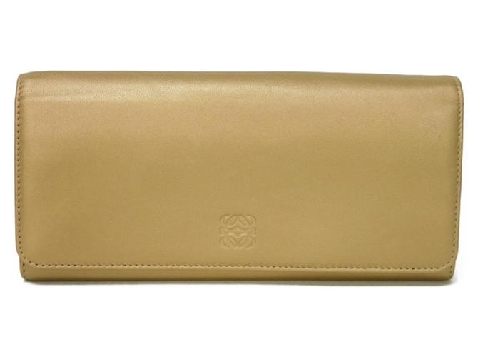Loewe Anagram Golden Leather  ref.1274596