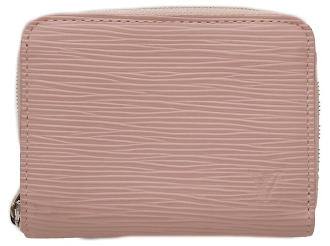Louis Vuitton Porte monnaie Zippy Pink Leather  ref.1274684
