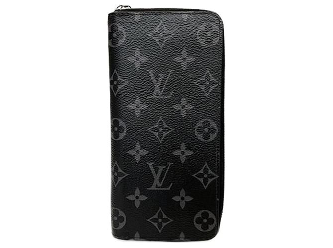 Louis Vuitton Portefeuille zippy Black Cloth  ref.1274691