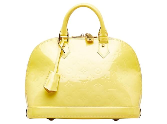 Louis Vuitton Alma Yellow  ref.1274715