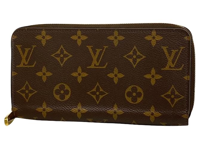 Louis Vuitton Portefeuille zippy Brown Cloth  ref.1274836