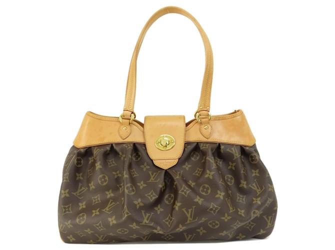 Louis Vuitton Boetie Brown Cloth  ref.1274856