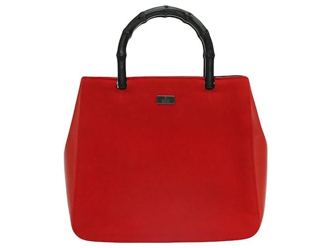 Gucci Bamboo Red Suede  ref.1274870