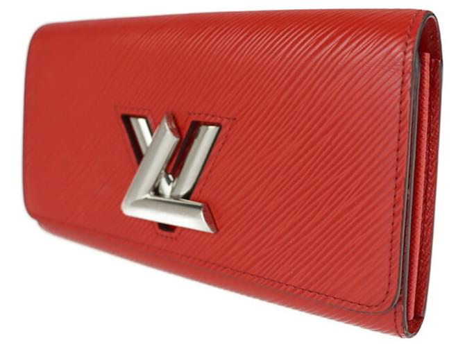 Louis Vuitton Twist Rot Leder  ref.1274902