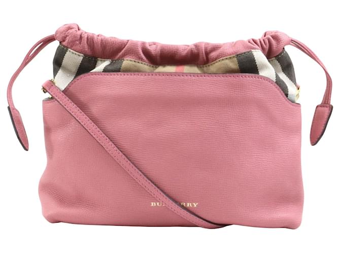 BURBERRY Pink Leather  ref.1274914