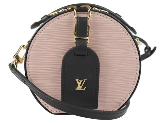 Louis Vuitton Mini boîte chapeau Rosa Couro  ref.1274952