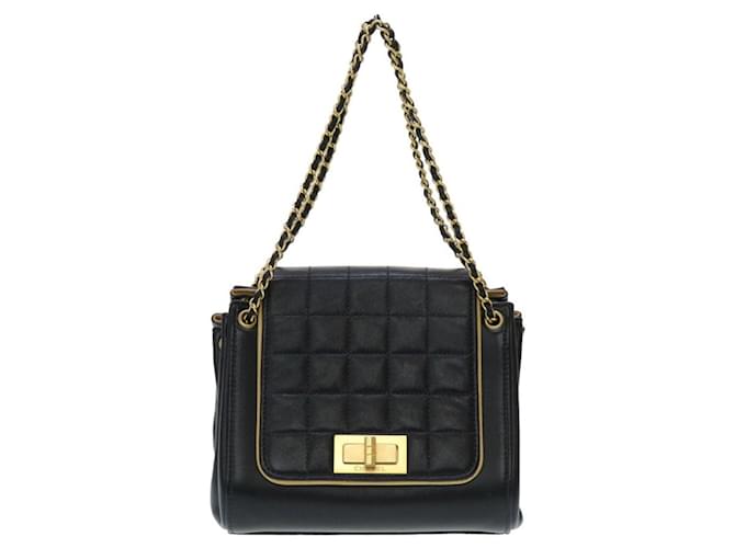 Chanel 2,55 Black Leather  ref.1274996