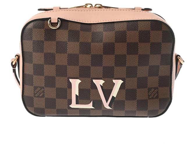 Louis Vuitton Santa Monica Marrom Lona  ref.1275067