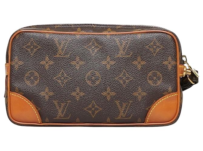 Louis Vuitton Marly Brown Cloth  ref.1275091