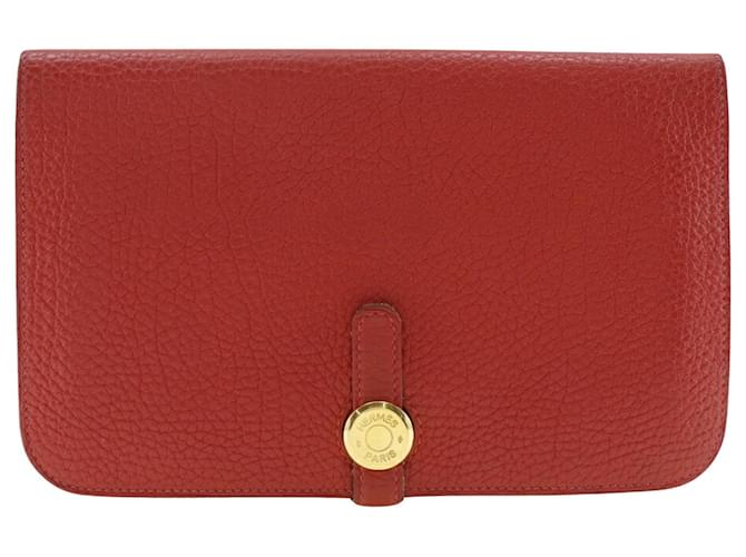 Hermès Dogon Red Leather  ref.1275120