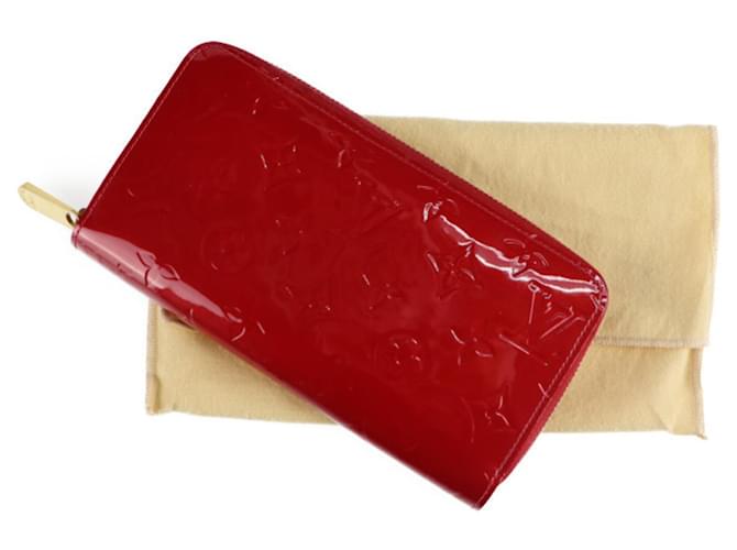 Louis Vuitton Zippy Wallet Red Cloth  ref.1275123