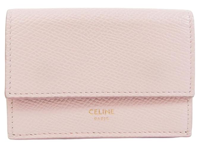 Céline Celine kompakt Pink Leder  ref.1275183
