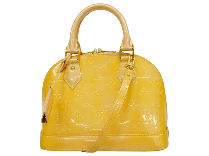Louis Vuitton Alma BB Yellow  ref.1275222