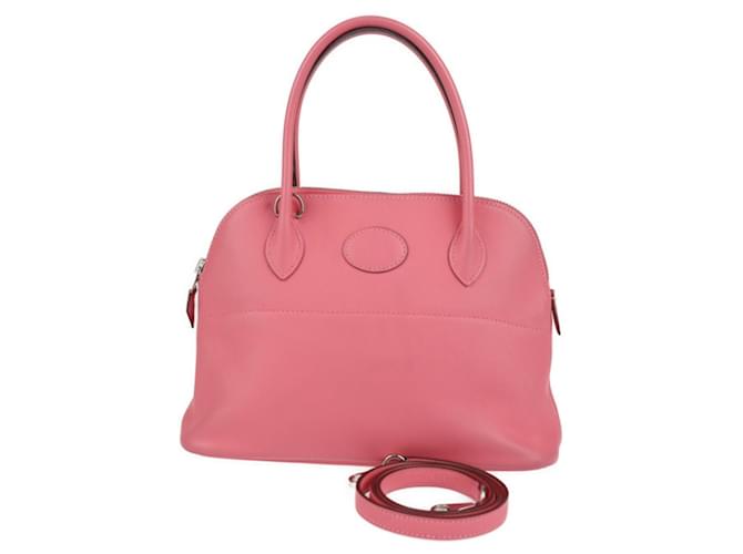 Hermès Bolide Pink Leather  ref.1275246
