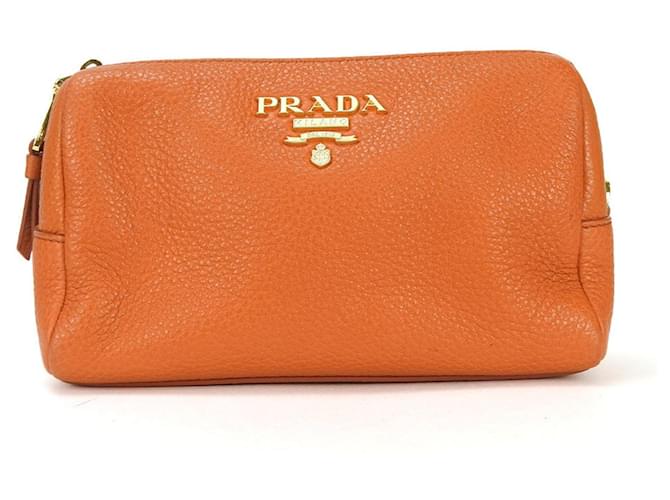 Prada Saffiano Orange Leather  ref.1275289