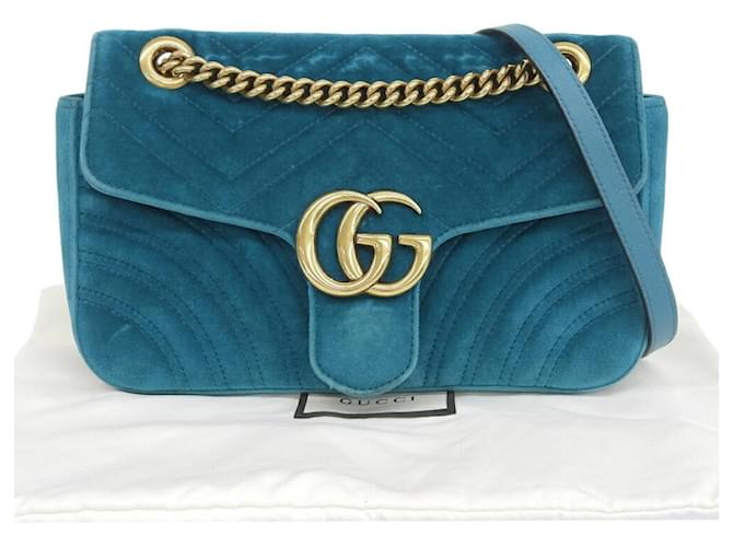 gucci Turquoise Suede  ref.1275407