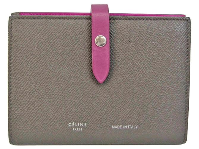 Céline Multifunction Grey Leather  ref.1275416