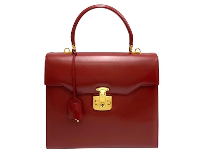 Gucci Lady Lock Red Leather  ref.1275421