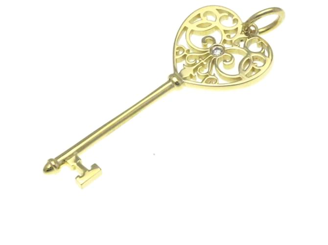 Tiffany & Co Key heart Golden  ref.1275508