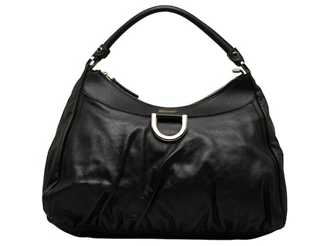 Gucci Abbey Black Leather  ref.1275564